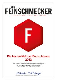 Feinschmecker Urkunde 2023